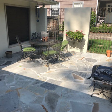Flagstone Patio Re-build and Drainage