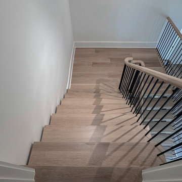 Project #122 | Freestanding Steel & Wood Staircase