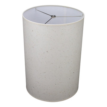 Fenchel Shades 12"x12"x17" Spider Attachment Drum Lamp Shade, Paper Natura