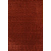 Gabbeh Modern Tribal Hand-Knotted Indian Oriental Area Rug, Red, 9'6"x6'6"