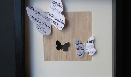 DIY : Du papier à musique et des papillons pour la chambre de bébé