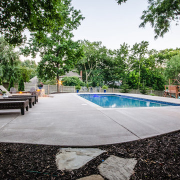 Outdoor Living Space + Pool