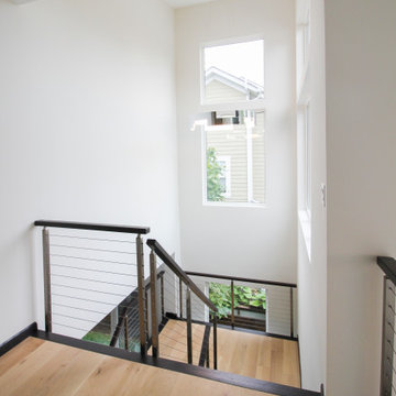Project #70 | Open-Riser Staircase with Cable Railing