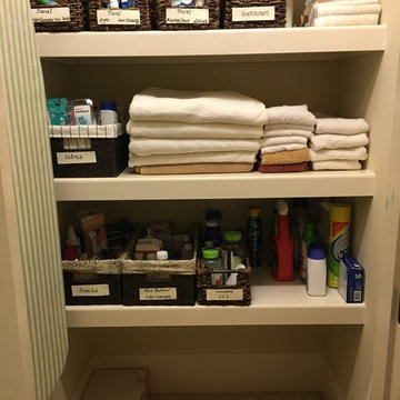 Linen Closet Organization