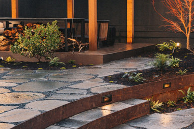 Home design - mid-sized home design idea in Seattle