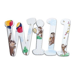 Curious George Wall Letters - Wall Letters