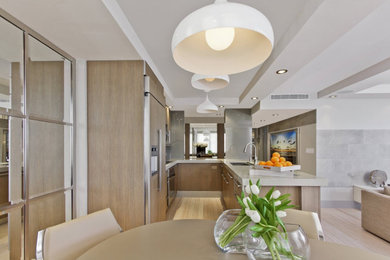 Example of a trendy kitchen design in Other