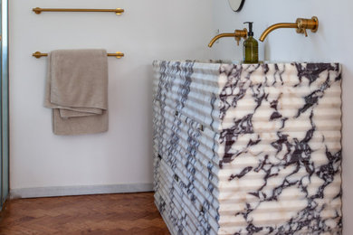 Example of a danish bathroom design in Copenhagen