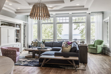 Eclectic living room in Indianapolis.