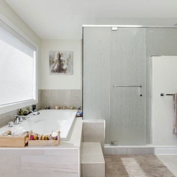 Emmett Road Custom Home Ensuite Bathroom