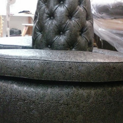 Circle Leather Banquette Sofa - Sofas