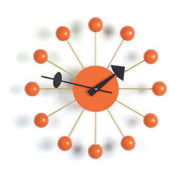 Vitra Nelson Ball Clock Orange - Clocks