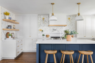 Transitional kitchen photo in Orange County