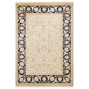 Dashiell, One-of-a-Kind Hand-Knotted Area Rug, Ivory, 6'1"x8'10"