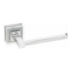 Secret Bath. Toilet paper holder without lid. Swarovski crystals. Alexa Collecti - Toilet Paper Holders