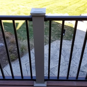 Timbertech Deck and 2 Color Westbury Rail
