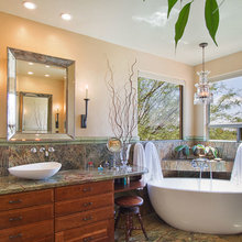 bath ideas with tower
