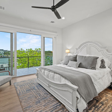 Lakeview Master Bedroom with Balcony Access