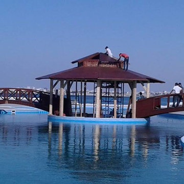 كافتريا حمام السباحة اللاجون  مرسى مطروح