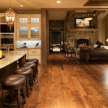 lake house wood floor