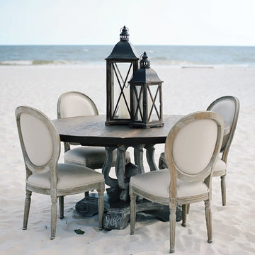 72" Weatherby Reclaimed Wood Round Dining Table