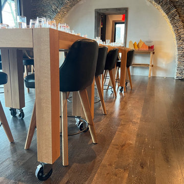 VIP tasting room.. Bourbon room.. ceiling board, floors and more. Bourbon blend!