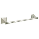 eBuilderDirect - eBuilderDirect Bathroom Accessories, Satin Nickel, 24" Towel Bar - eBuilderDirect Bathroom Accessory sets are a functional and stylish addition to any bathroom, powder room, or laundry room. These bath sets are constructed of metal and come with all necessary mounting brackets, drywall anchors, and screws.