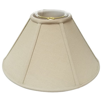 Royal Designs Empire Lamp Shade, Linen Beige, 6x18x11.5