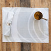 Silver Swirl Linen Placemat, Set of 4