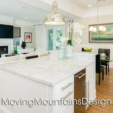 Studio City Home Staging Kitchen and Family Room