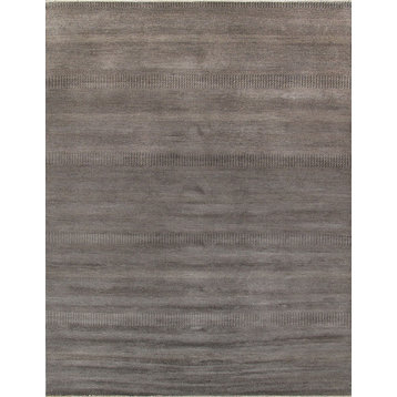 Transitiona Collection Hand-Knotted Lamb's Wool Area Rug, 9'x11'
