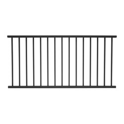 ALX Contemporary Pre-Assembled Railing - Deck Tiles And Planks