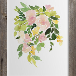 Flora in Peach 1 by Yao Cheng - Fine Art Prints