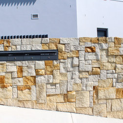 Australian Sandstone Colonial Walling in Residential Wall Project - Wall Cladding & Stone Veneer
