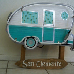 Neon Trailer Beach Decor - Wall Decor