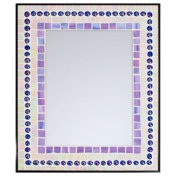 Pastels and Polka Dots Classic Mosaic Mirror