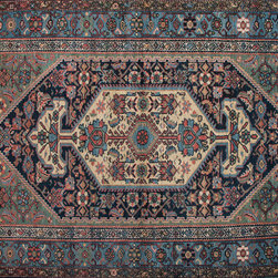 Antique Persian Zanjan rug 4'4 X 6'8 - Area Rugs