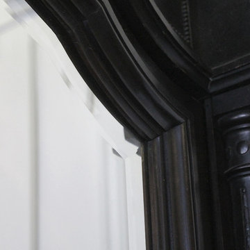 20th Century Ebonized Empire French Louis XVI Style Armoire
