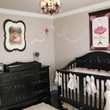 black and white nursery