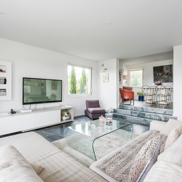 Maison d'architecte à toit plat