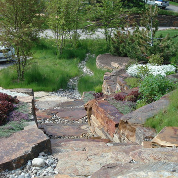 Natural Stone Mountain Landscape