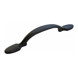 GlideRite Hardware - 3" Classic Cabinet Pull Matte Black - Cabinet And Drawer Handle Pulls