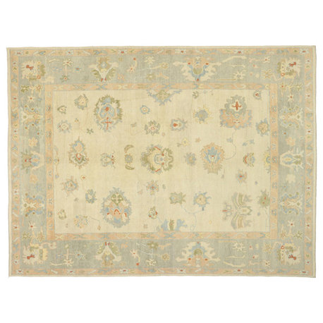 New Modern Turkish Oushak Rug