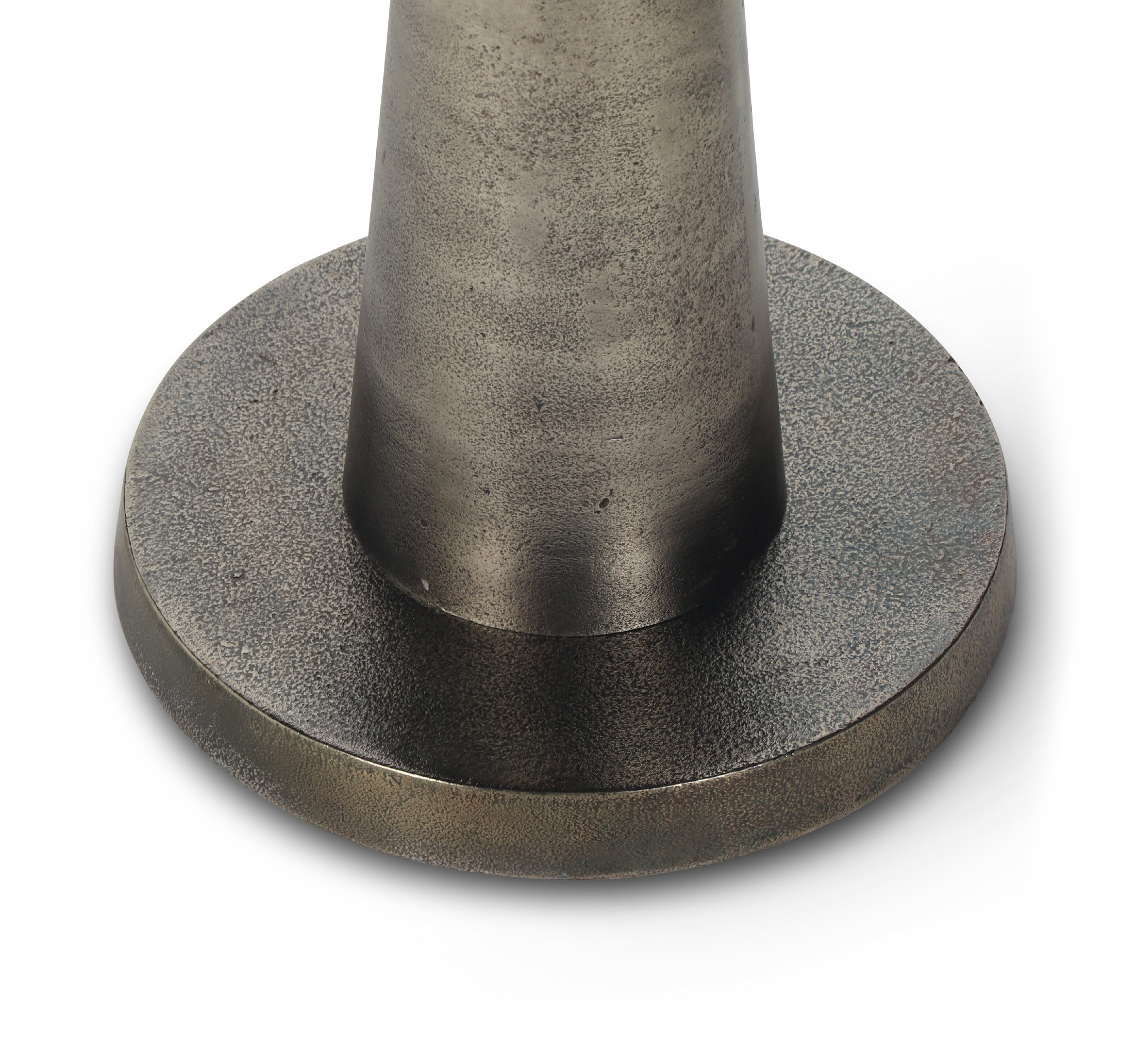 Elements Clark End Table Antique Nickel - Transitional - Side Tables ...