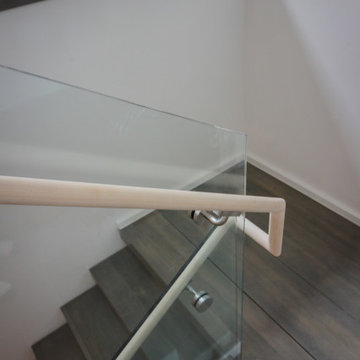 Project #80 | Mono-Beam Staircase with Glass Panels