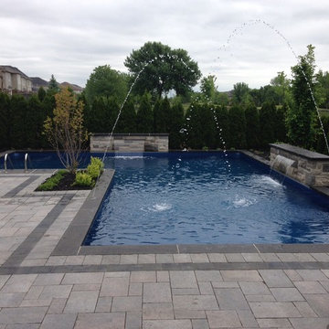 Square "L" Inground Pool
