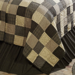 Kettle Grove Gorgeous Small Plaid Bed Skirt by Lasting Impressions - Bedskirts