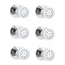 Napoli Jetted Body Shower set - Set of 4 - Showerheads And Body Sprays
