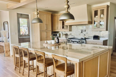 Example of a trendy kitchen design in Albuquerque