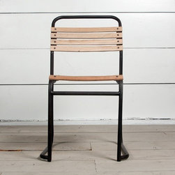 Wood Slat Stacking Chair - Dining Chairs